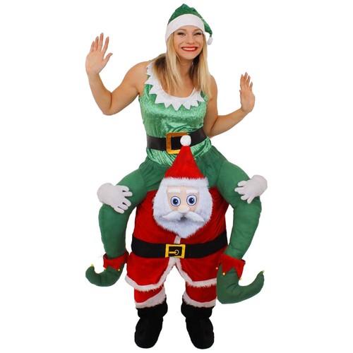 Ladies elf dress santa - elf, &