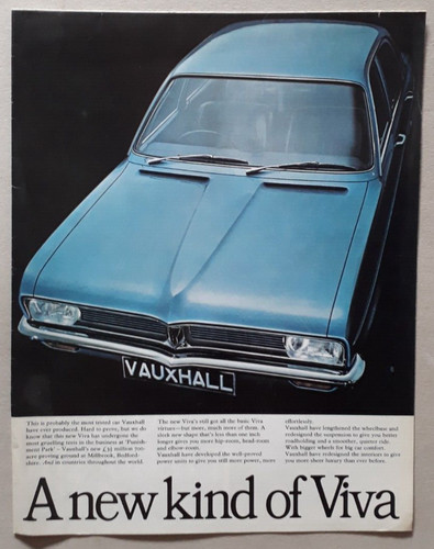 Vauxhall viva brochure 1974 - vauxhall,