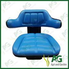 Universal Suspension Seat Blue suits Ford Dumper Digger Forklift, Great Quality.