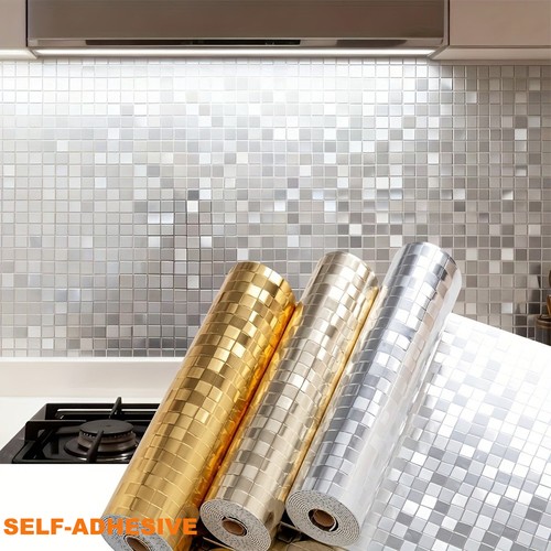 Wallpaper mosaic kitchen - 3d,