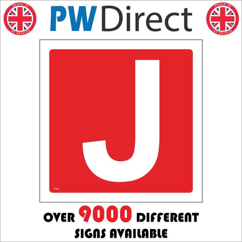 Sign letter character - j,