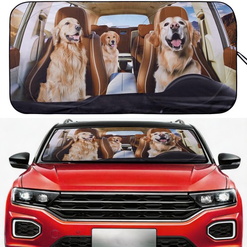 Cute dog car sunshade - dog,