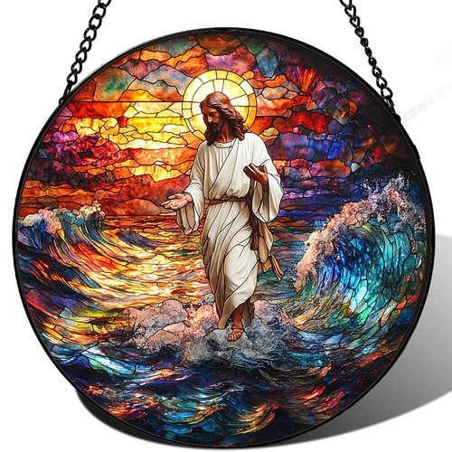 Jesus stained glass - jesus,