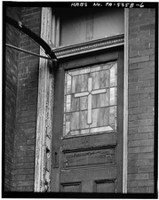 6. Stained Glass in Door