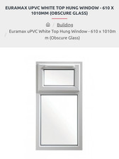 Euramax pvc obscure window