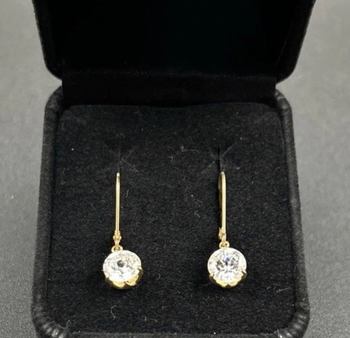 Diamonique stone drop - cz,
