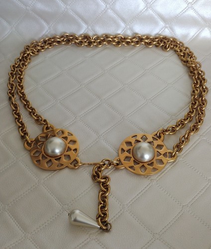 Céline vintage chain belt - vintage,