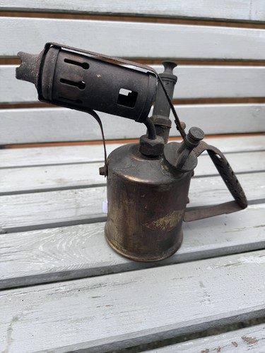Vintage brass paraffin - vintage, blow