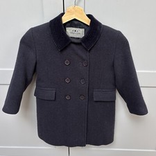 Girls Smart Navy Coat With