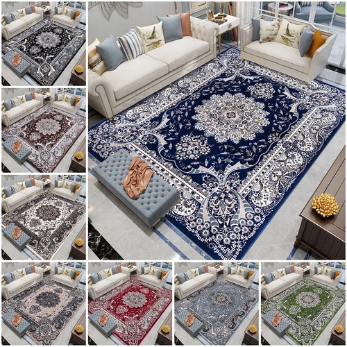 Luxury floral rug non slip - floral, non-slip
