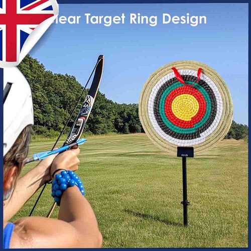 Solid straw target board - board, bow