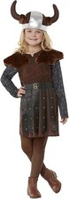 Girls Viking Princess Costume