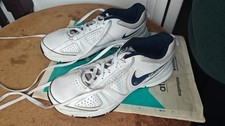Nike T-Lite XI Trainers - White Running Walking Shoe - UK Size 9.5/ EU Size 44.5