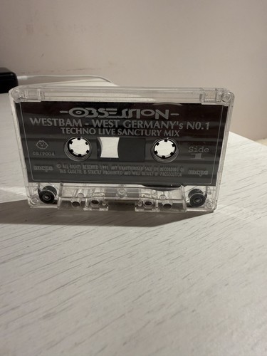 Obsession rave tape cassette - obsession,