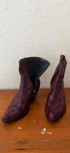 Topshop red burgundy - red/burgundy, faux