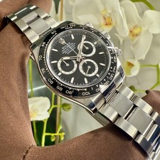 Rolex Daytona 126500LN Steel Black Ceramic 2024 Box & Papers