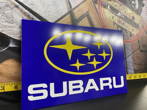 Subaru sign board - subaru,