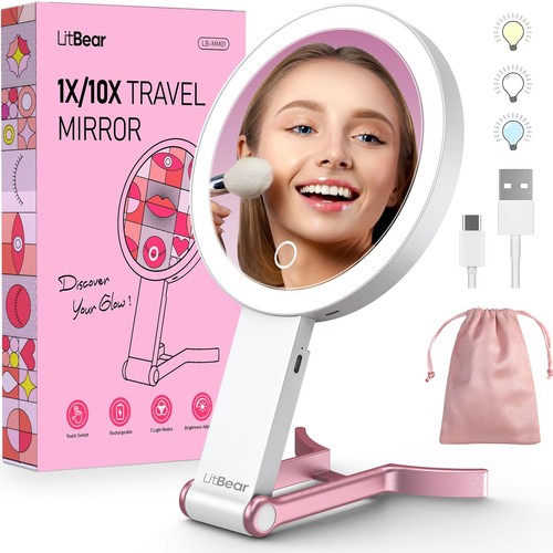 Travel makeup mirror with - travel,