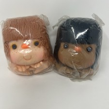 Vintage 80s Doll Head And