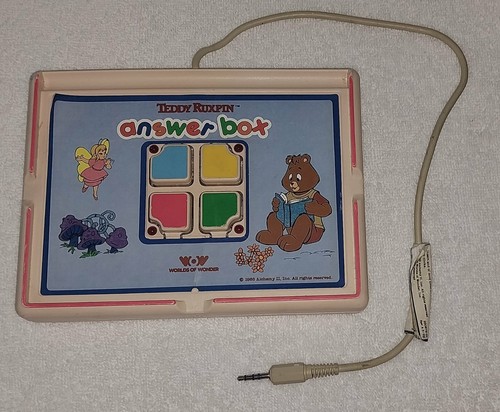 Teddy ruxpin answer - teddy,