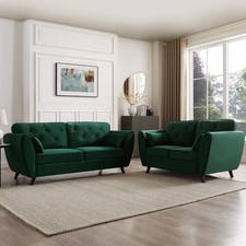 Velvet Sofa Linen Sofa 2
