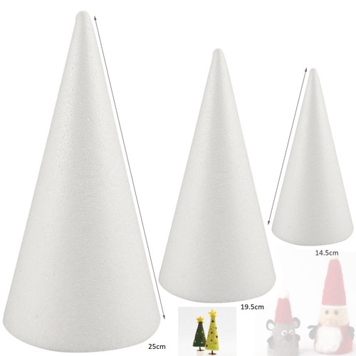 Solid polystyrene cone for - solid, art