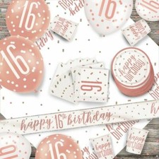 Rose gold 16th birthday girl - rose,