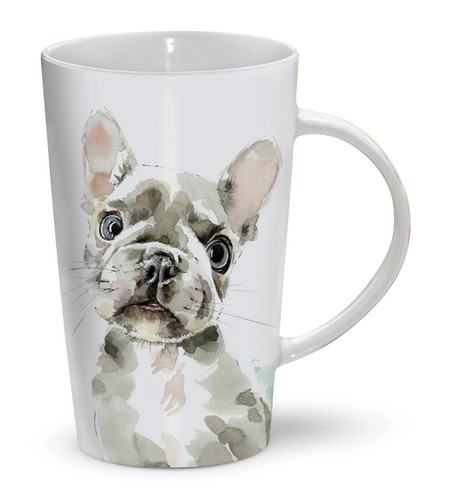 Latte mug french bulldog - mug,