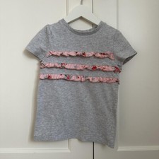 Cath Kidston Girl Frill T-Shirt - Notting Hill Rose