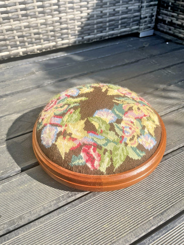Antique floral tapestry - antique,