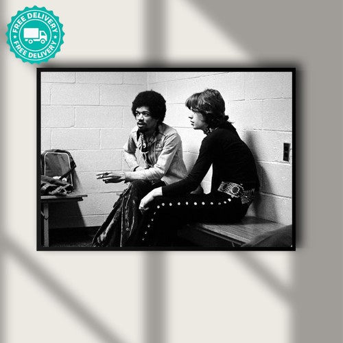 Jimi hendrix mick - hendrix, jagger