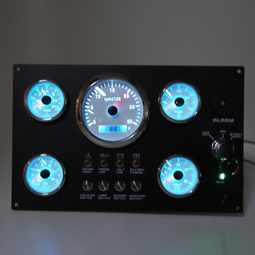 Boat instrument panel fuel - instrument,