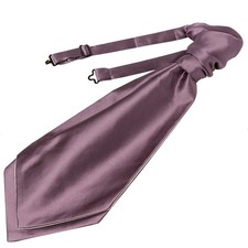 Mauve Satin Wedding Tie Mens