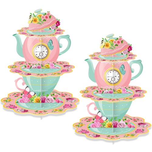Pack tea party cupcake - 2,