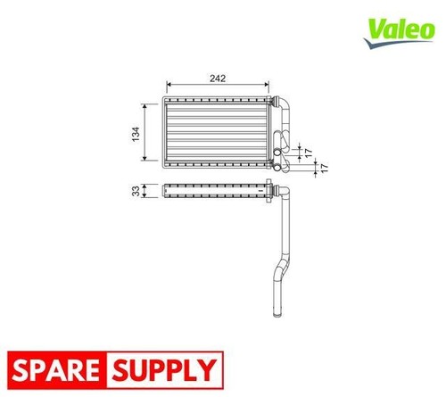 Heat exchanger interior - exchanger,,