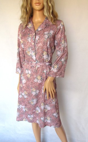 Pink paisley floral vintage