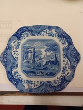 Blue Italian Spode Serving Plate  29cm X 24 cm