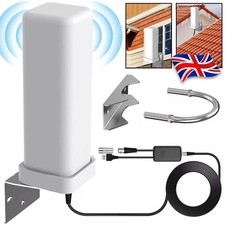 6000 Miles HDTV 1080P Outdoor HD 4K Digital TV Antenna 360° Signal Amplified