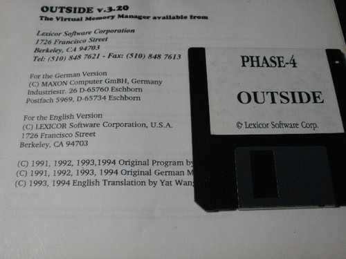 Outside virtual memory manager - virtual,