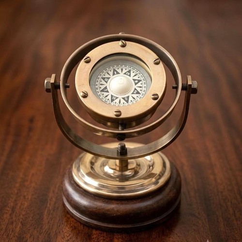 Antique nautical gimbal