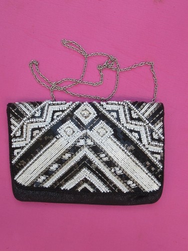 Chain beaded glittery - , new