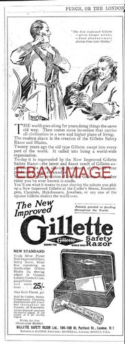 1922 advert for gillette - 1922,