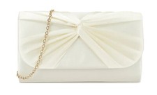 Women's Satin Pleated Clutch