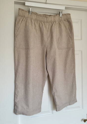 Linen blend beige - linen,