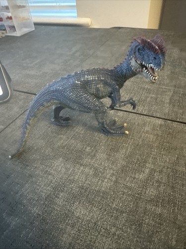 Schleich dilophosaurus blue - dilophosaurus,