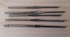 Antique and Vintage Lace Tatting Steel Crochet Hooks with Protective Caps