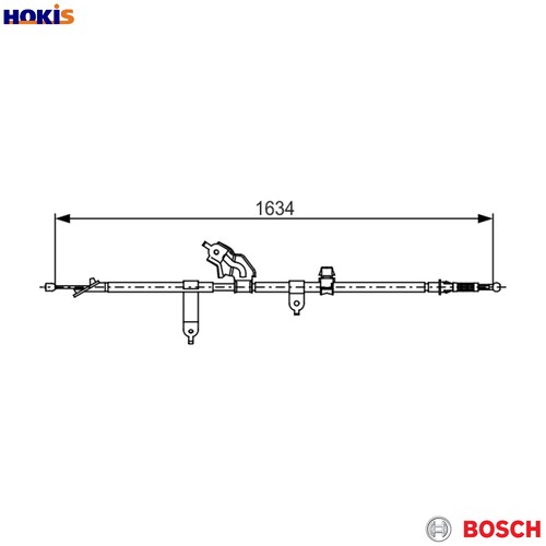 Cable pull parking brake 987 - pull,