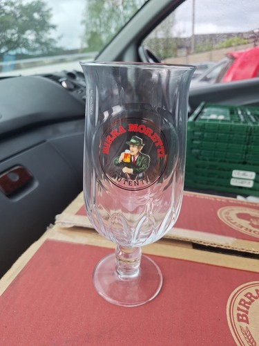 Birra moretti pint glass - birra,