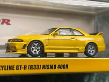 1:64 Inno64 Nissan Skyline GT-R R33 NISMO 400R Yellow Sealed RARE #36