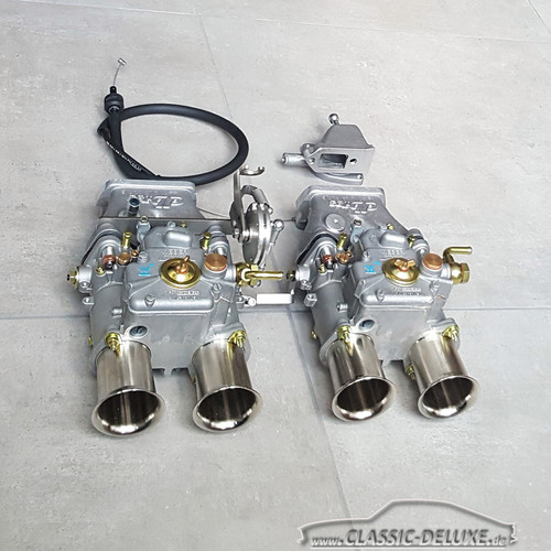 Twin carburettor system - carburettor, dcoe